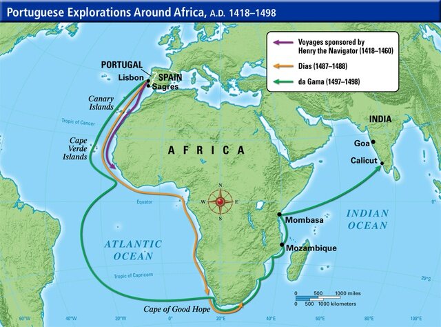2. Bartolomeu Dias finds the tip of Africa