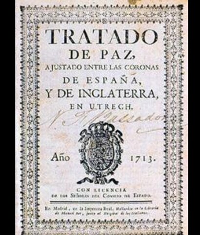 Tractat d'Utrecht.(Pèrdua Gibraltar i Menorca)