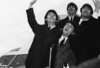 The Beatles arrive in the United States