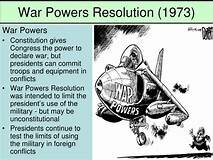 War Power resolution