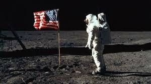 Americans land on the moon