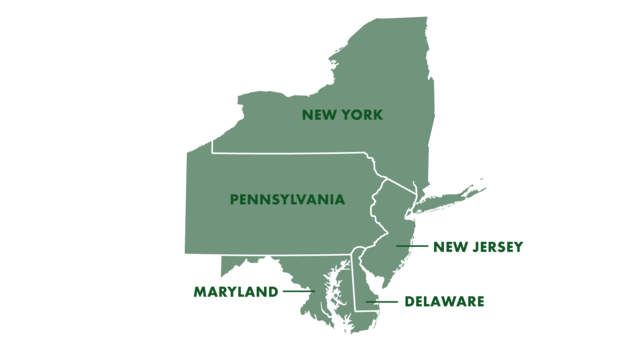 First Three States to Join the USA