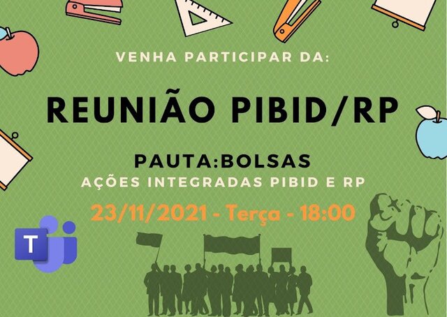Reunião PIBID/RP