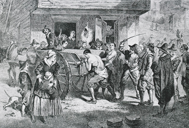 First Quakers arrival in New England