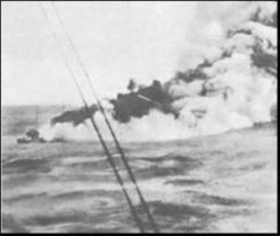 The French and the British started mining Norwegian waters to stop the trade in iron ore