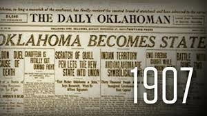 Oklahoma admitted