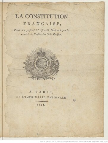 Primera Constitución de Francia