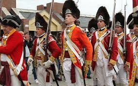 1000s of redcoats in boston
