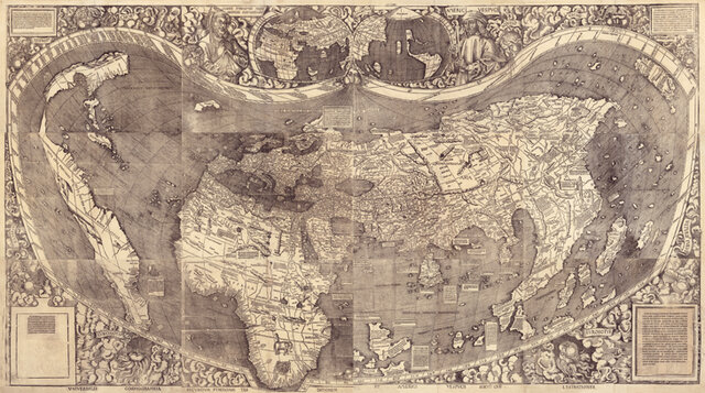 Martin Waldseemüller names America after Amerigo Vespucci