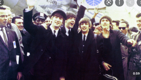 The Beatles arrive in the United States