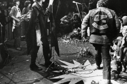 The Rolling Stones host the Altamont music festival