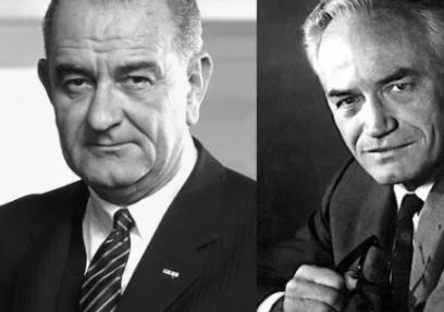 Lyndon B Johnson defeats Barry Goldwater