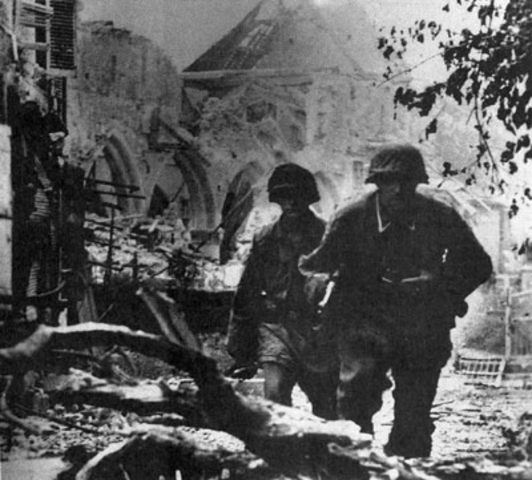 Germans launched a counter-attack