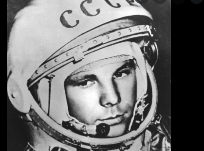 Russians send the first man into space