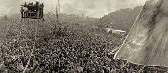 The Rolling Stones host the Altamont music festival