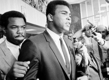 Boxer Muhammed Ali refuses military service