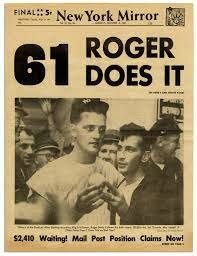 Roger Maris breaks Babe Ruth's record