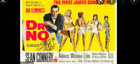 “Dr. No” the first James Bond movie premiers
