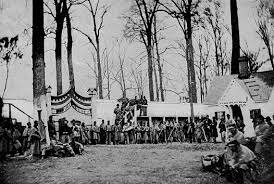 Camp of the 7th O.V.C Sumerset Kentucky