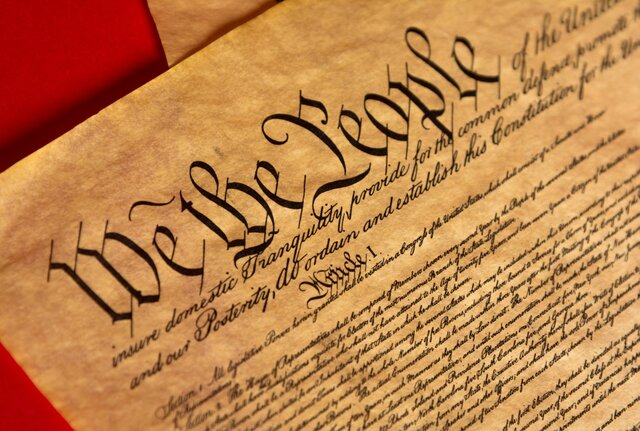 U.S. Constitution written