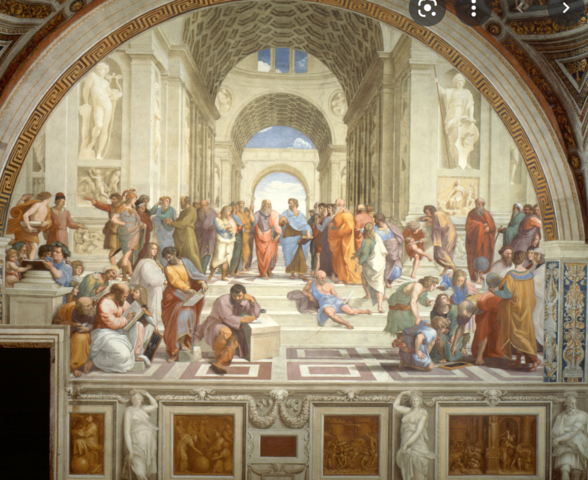Raphael started painting the School of Athens.