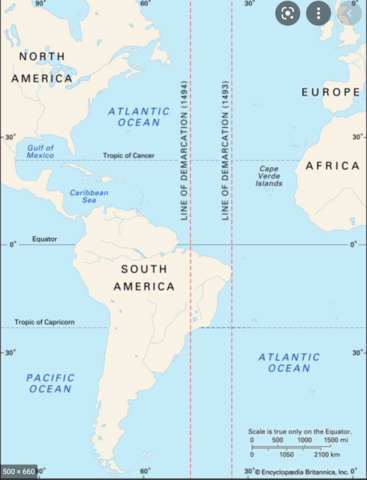 The Line of Demarcation was created.