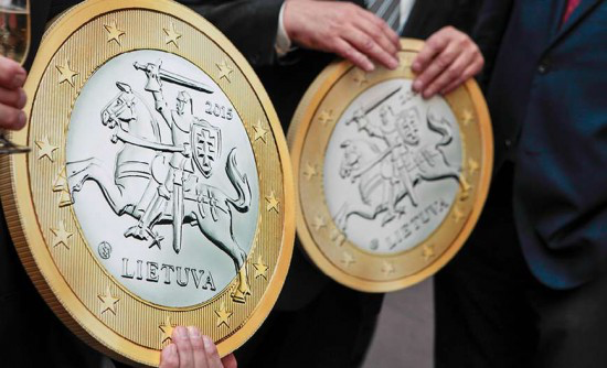 Lithuania adopts the euro