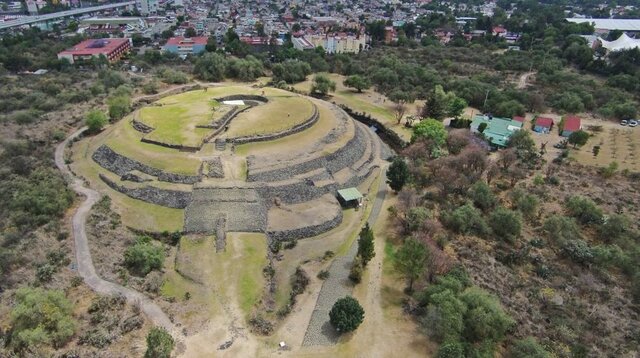 Cuicuilco. Estructura tronco-cónica