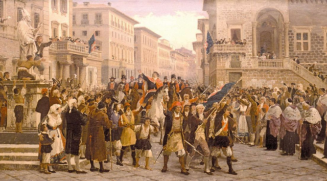 Manzoni entra in contatto con le idee del Risorgimento