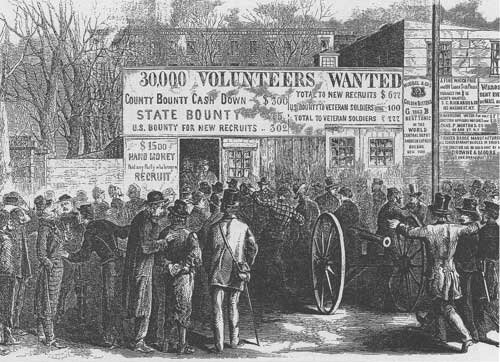 Enlisted in the army