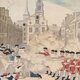 Engraving boston massacre paul revere