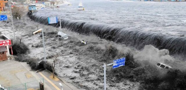 Honshu, Japan Tsunami