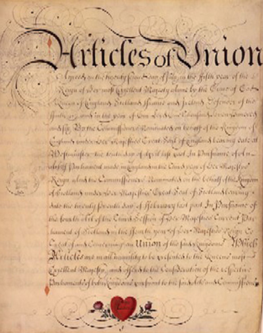 Act of Union between England and Scotland
