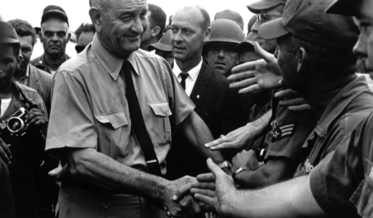 LBJ ordered 1st troops to Vietnam
