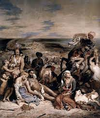 La matanza de Quíos; Eugène Delacroix