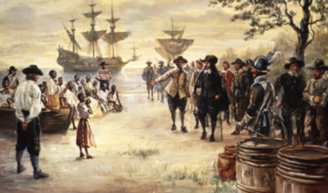 Slavery begins in Virginia