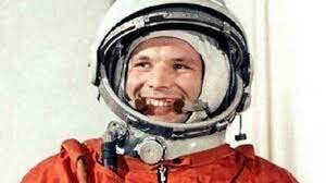 Russians send the first man into space