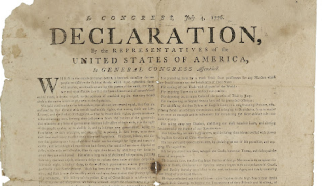 The Declaration of Independence