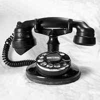 First Rotary Handset Telephone