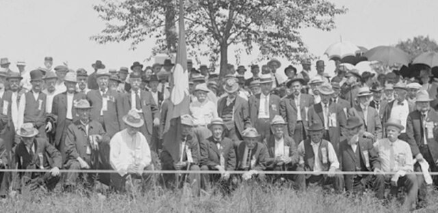 Him and his regiment marched 17 miles with 40000 troops