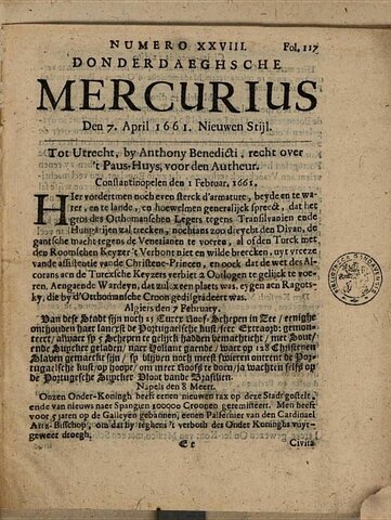 El primer periódico