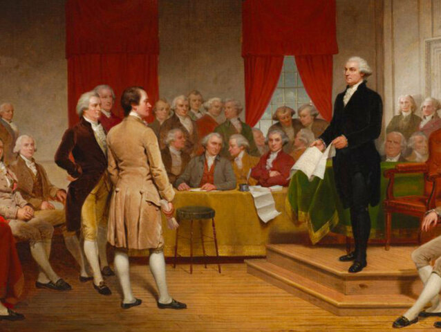 The U.S. Constitution written