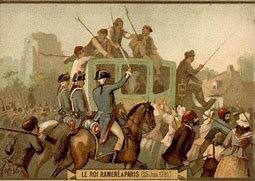 Huida de los reyes a Varennes