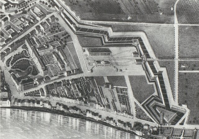 Erste Eisenbahn auf schweizerischem Boden