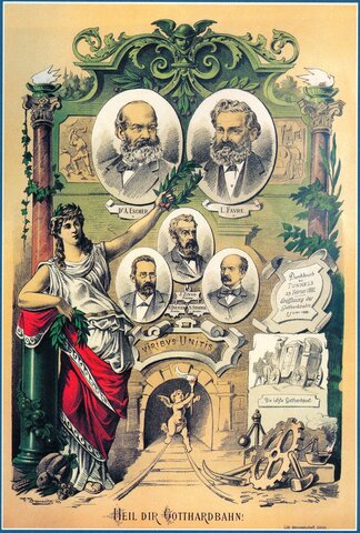 Gründung der Gotthardbahn-Gesellschaft