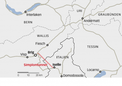 Simplonverträge zwischen Italien und der Jura-Simplon-Bahn