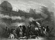 The attack on the Tuileries Palace