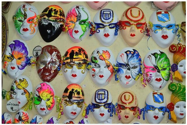 Cajamarca Carnival Masks - Multiple Unknown Artists (photo by Carlos Mora)