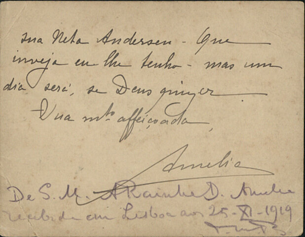 A rainha felicita o seu nascimento