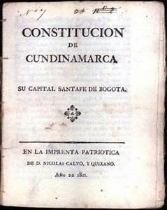 Constitución del Estado de Cundinamarca de 1811